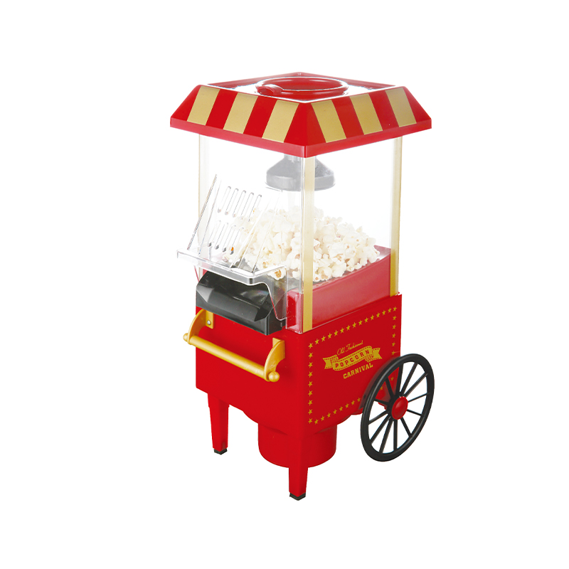 BJX-B009 Máquina de pipoca de ar quente vintage com rodas