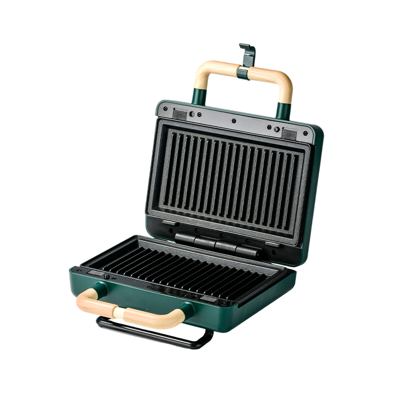 BJX-S003 Grelhador sanduíche substituível de 2 fatias de 800 W