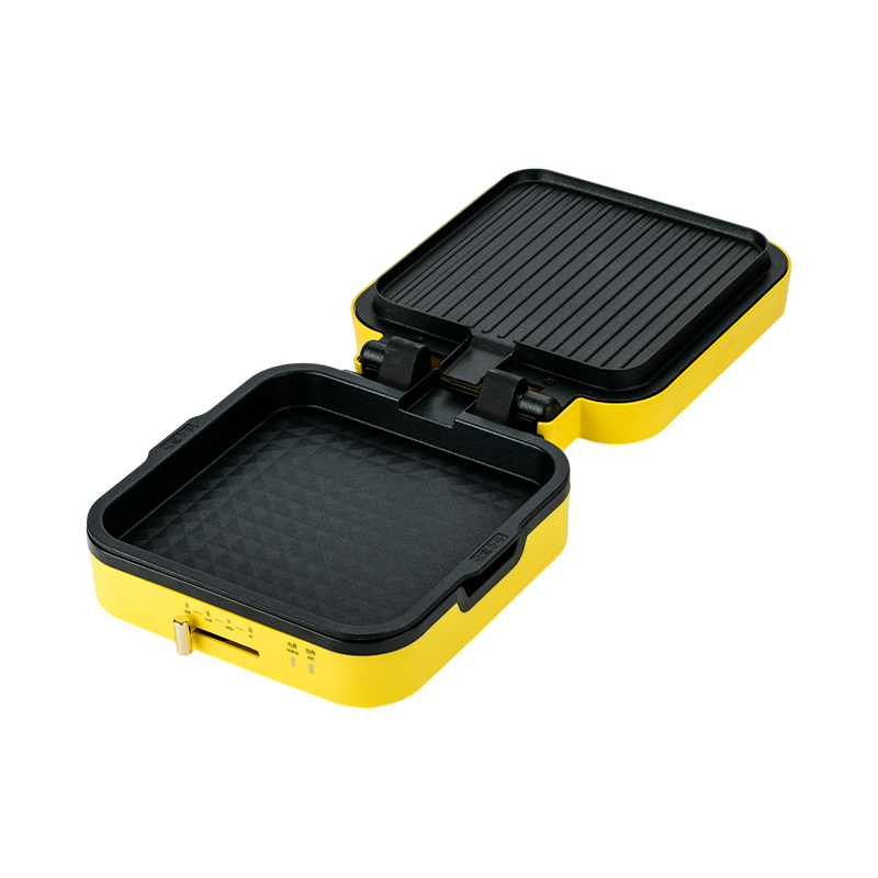 BJX-S018 Grelhador 24x24cm com controle de temperatura e placas removíveis