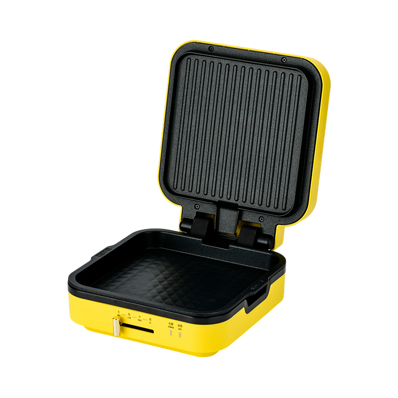 BJX-S018 Grelhador 24x24cm com controle de temperatura e placas removíveis