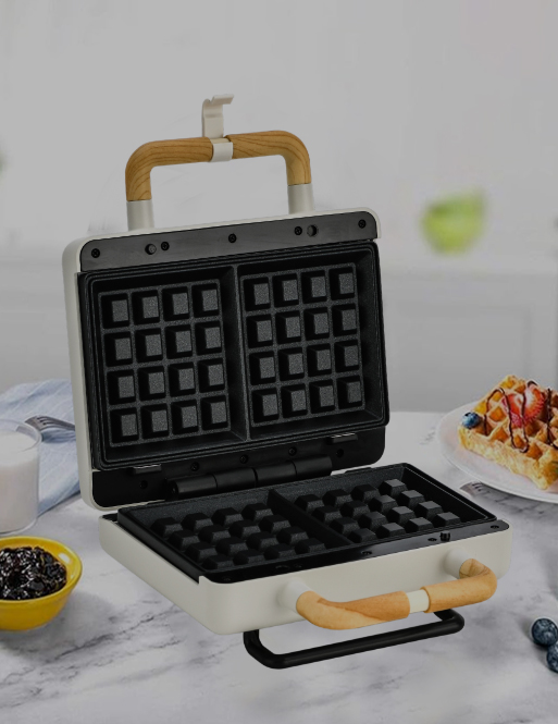 Máquina de waffle caseira
